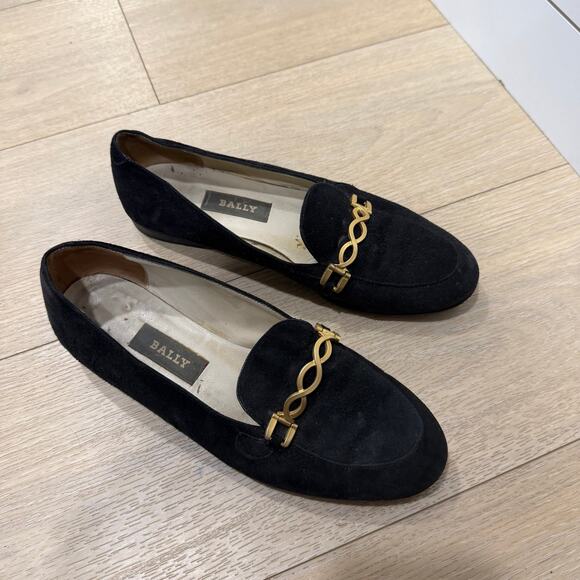 Bally Shoes - bally suede loafers